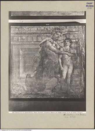 Vorderseite von Alinari [https://www.deutsche-digitale-bibliothek.de/content/lizenzen/rv-ez/] Achilles und Cheiron - Gesamtansicht, bh109369_recto. Foto.