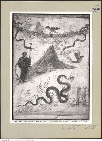 Vorderseite von Alinari [https://www.deutsche-digitale-bibliothek.de/content/lizenzen/rv-ez/] Bacchus und Vesuv (Lararium) - Gesamtansicht, bh109419_recto. Foto.