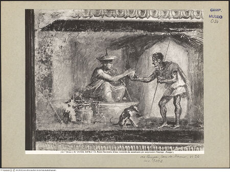 Vorderseite von Alinari [https://www.deutsche-digitale-bibliothek.de/content/lizenzen/rv-ez/] Frau und Bettler - Gesamtansicht, bh109435_recto. Foto.