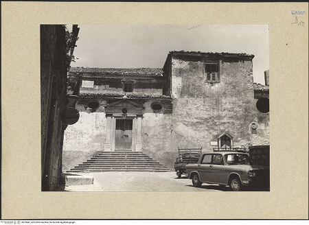 Vorderseite von Bibliotheca Hertziana [https://www.deutsche-digitale-bibliothek.de/content/lizenzen/rv-fz/] Cattedrale - Rechtes Seitenschiff und Querhaus, bh109441_recto. Foto.