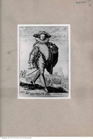 Vorderseite von British Museum [https://www.deutsche-digitale-bibliothek.de/content/lizenzen/rv-ez/] Soldat, Kopf nach Erasmus Pleiobius - , bh109797. Foto.