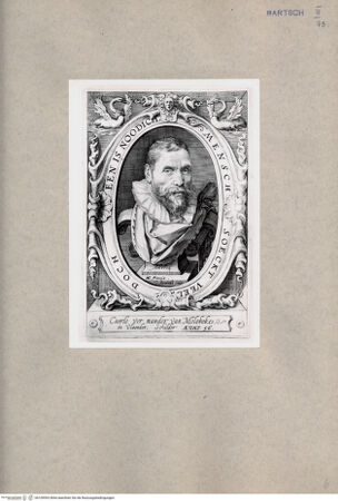 Vorderseite von British Museum [https://www.deutsche-digitale-bibliothek.de/content/lizenzen/rv-ez/] Portrait des Karel van Mander - , bh109993. Foto.