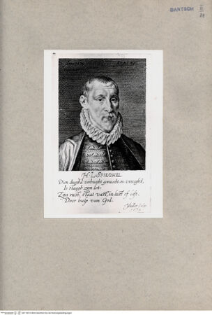 Vorderseite von British Museum [https://www.deutsche-digitale-bibliothek.de/content/lizenzen/rv-ez/] Porträt von Hendrik Laurensz Spieghel - , bh110014. Foto.