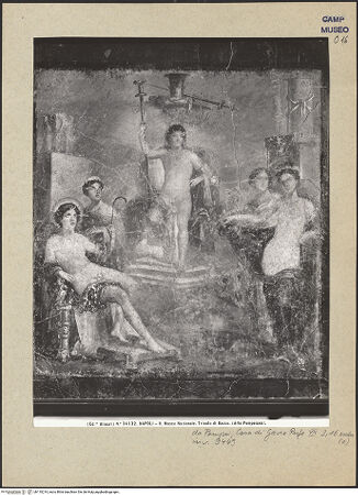 Vorderseite von Alinari [https://www.deutsche-digitale-bibliothek.de/content/lizenzen/rv-ez/] Apollo, Dionysos (oder Hesperos) und Venus - Gesamtansicht, bh110214_recto. Foto.