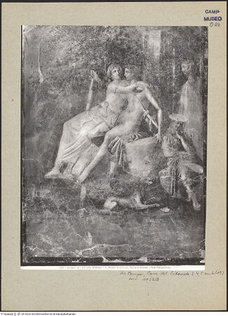 Vorderseite von Alinari [https://www.deutsche-digitale-bibliothek.de/content/lizenzen/rv-ez/] Mars und Venus als Liebende - Gesamtansicht, bh110224_recto. Foto.