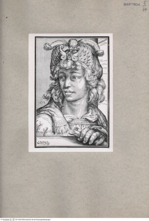 Vorderseite von British Museum [https://www.deutsche-digitale-bibliothek.de/content/lizenzen/rv-ez/] Porträt eines jungen Mannes - , bh110265. Foto.