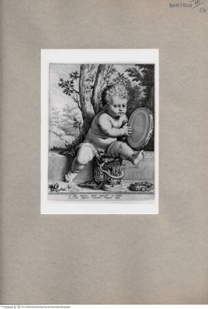 Vorderseite von British Museum [https://www.deutsche-digitale-bibliothek.de/content/lizenzen/rv-ez/] Kleiner Junge mit einem Tamburin - , bh110396. Foto.