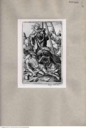 Vorderseite von British Museum [https://www.deutsche-digitale-bibliothek.de/content/lizenzen/rv-ez/] Kreuzabnahme Jesu - , bh110445. Foto.