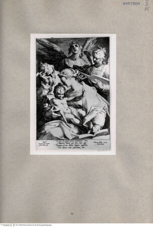 Vorderseite von British Museum [https://www.deutsche-digitale-bibliothek.de/content/lizenzen/rv-ez/] Heilige Familie und zwei Engel - , bh110460. Foto.