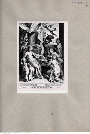 Vorderseite von British Museum [https://www.deutsche-digitale-bibliothek.de/content/lizenzen/rv-ez/] Thronende Venus bedient von Nymphen, einem Satyr und Putti - , bh110469. Foto.