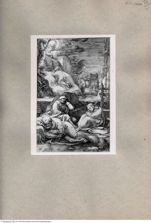 Vorderseite von British Museum [https://www.deutsche-digitale-bibliothek.de/content/lizenzen/rv-ez/] Christus im Garten Gethsemane - , bh110599. Foto.