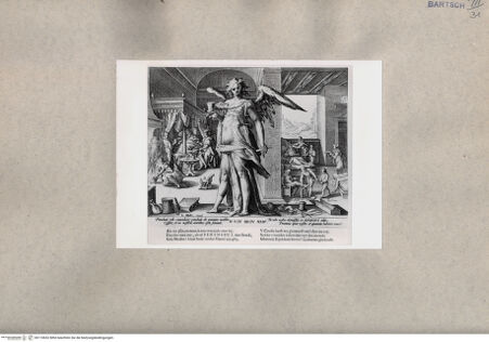 Vorderseite von British Museum [https://www.deutsche-digitale-bibliothek.de/content/lizenzen/rv-ez/] Allegorie auf den Beruf des Mediziners - , bh110652. Foto.