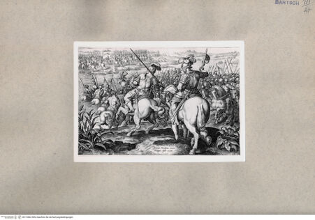 Vorderseite von British Museum [https://www.deutsche-digitale-bibliothek.de/content/lizenzen/rv-ez/] Giovanni de Medici behauptet sich in der Schlacht an der Adda - , bh110662. Foto.