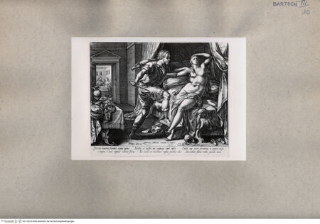 Vorderseite von British Museum [https://www.deutsche-digitale-bibliothek.de/content/lizenzen/rv-ez/] Tarquinius bedroht Lucretia - , bh110670. Foto.