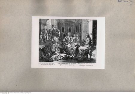 Vorderseite von British Museum [https://www.deutsche-digitale-bibliothek.de/content/lizenzen/rv-ez/] Lucretia und ihre Mägde beim Spinnen - , bh110671. Foto.