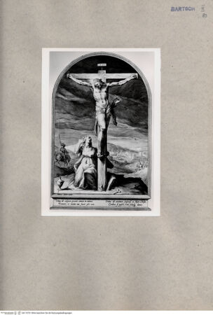 Vorderseite von British Museum [https://www.deutsche-digitale-bibliothek.de/content/lizenzen/rv-ez/] Christus am Kreuz und Maria Magdalena - , bh110701. Foto.