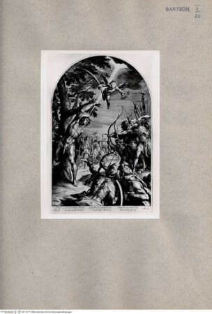 Vorderseite von British Museum [https://www.deutsche-digitale-bibliothek.de/content/lizenzen/rv-ez/] Martyrium des Heiligen Sebastian - , bh110717. Foto.