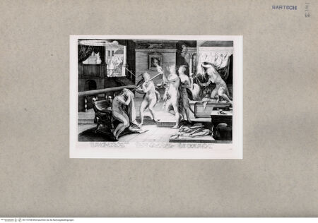 Vorderseite von British Museum [https://www.deutsche-digitale-bibliothek.de/content/lizenzen/rv-ez/] Jungfrauen machen ihre Lampen zurecht - , bh110768. Foto.