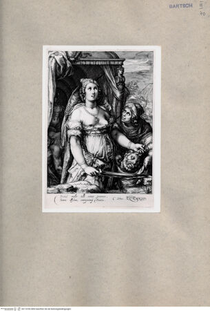 Vorderseite von British Museum [https://www.deutsche-digitale-bibliothek.de/content/lizenzen/rv-ez/] Judith mit dem Kopf des Holofernes - , bh110782. Foto.