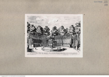 Vorderseite von British Museum [https://www.deutsche-digitale-bibliothek.de/content/lizenzen/rv-ez/] Brunnen im Garten der Villa Borghese in Rom - , bh110814. Foto.