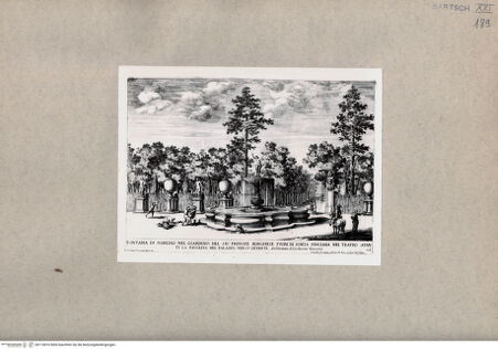 Vorderseite von British Museum [https://www.deutsche-digitale-bibliothek.de/content/lizenzen/rv-ez/] Narcissus-Brunnen im Garten der Villa Borghese in Rom - , bh110816. Foto.