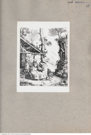 Vorderseite von British Museum [https://www.deutsche-digitale-bibliothek.de/content/lizenzen/rv-ez/] Heiliger Antonius - , bh110826. Foto.