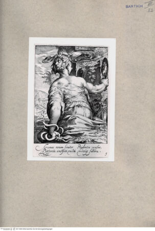 Vorderseite von British Museum [https://www.deutsche-digitale-bibliothek.de/content/lizenzen/rv-ez/] Klugheit (Prudentia) - , bh110852. Foto.