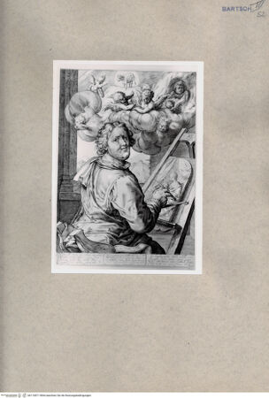 Vorderseite von British Museum [https://www.deutsche-digitale-bibliothek.de/content/lizenzen/rv-ez/] Heiliger Lukas malt Maria mit dem Jesuskind - , bh110871. Foto.