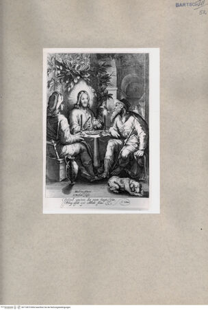 Vorderseite von British Museum [https://www.deutsche-digitale-bibliothek.de/content/lizenzen/rv-ez/] Christus in Emmaus - , bh110875. Foto.