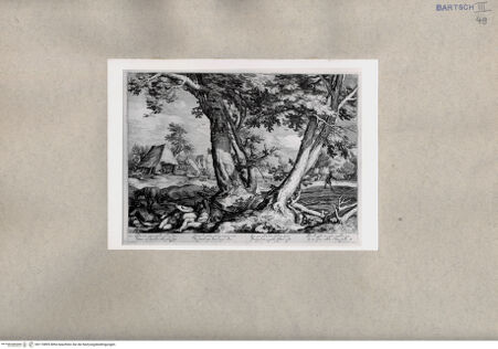 Vorderseite von British Museum [https://www.deutsche-digitale-bibliothek.de/content/lizenzen/rv-ez/] Landschaft mit dem Gleichnis vom Unkraut unter dem Weizen - , bh110895. Foto.