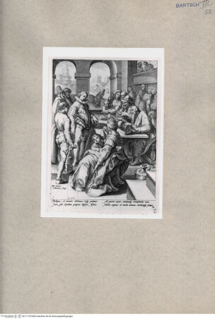 Vorderseite von British Museum [https://www.deutsche-digitale-bibliothek.de/content/lizenzen/rv-ez/] Verlorener Sohn erhält seinen Erbteil - , bh111109. Foto.