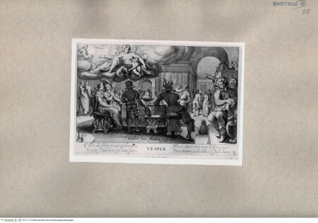 Vorderseite von British Museum [https://www.deutsche-digitale-bibliothek.de/content/lizenzen/rv-ez/] Vier Tageszeiten, Abend - , bh111113. Foto.