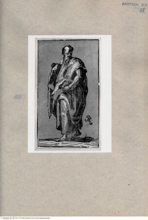Vorderseite von British Museum [https://www.deutsche-digitale-bibliothek.de/content/lizenzen/rv-ez/] Heiliger Petrus - , bh111160. Foto.