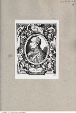 Vorderseite von British Museum [https://www.deutsche-digitale-bibliothek.de/content/lizenzen/rv-ez/] Ovaler Porträtstich von Bartholomeus Coleone - , bh111212. Foto.