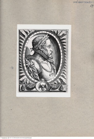 Vorderseite von British Museum [https://www.deutsche-digitale-bibliothek.de/content/lizenzen/rv-ez/] Ovaler Porträtstich von Maximilian II. - , bh111213. Foto.