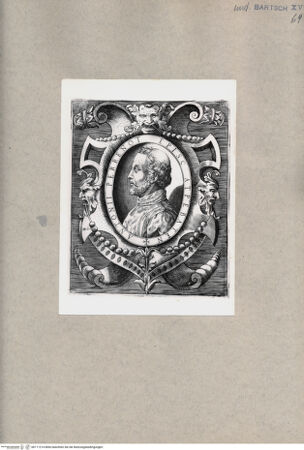 Vorderseite von British Museum [https://www.deutsche-digitale-bibliothek.de/content/lizenzen/rv-ez/] Ovaler Porträtstich von Antoine Perrenot de Granvelle - , bh111214. Foto.