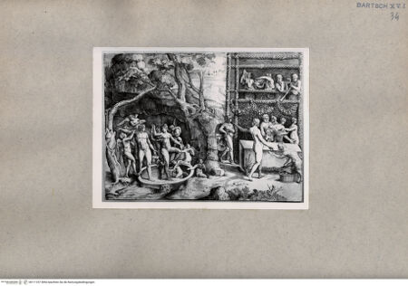 Vorderseite von British Museum [https://www.deutsche-digitale-bibliothek.de/content/lizenzen/rv-ez/] Hochzeit von Amor und Psyche, Teilstück - , bh111237. Foto.