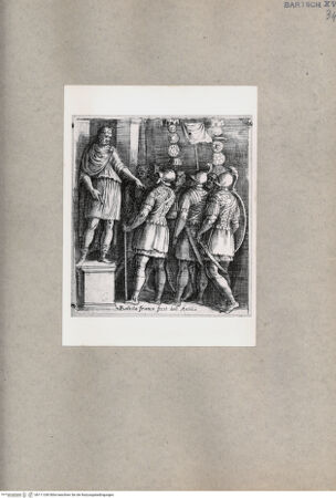 Vorderseite von British Museum [https://www.deutsche-digitale-bibliothek.de/content/lizenzen/rv-ez/] Römischer General spricht zu den Soldaten - , bh111240. Foto.