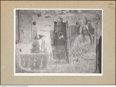 Vorderseite von Hutzel, Max [https://www.deutsche-digitale-bibliothek.de/content/lizenzen/rv-ez/] Verkündigung und heiliger Leonhard von Noblac - Gesamtansicht, bh111304_recto. Foto: Hutzel, Max.