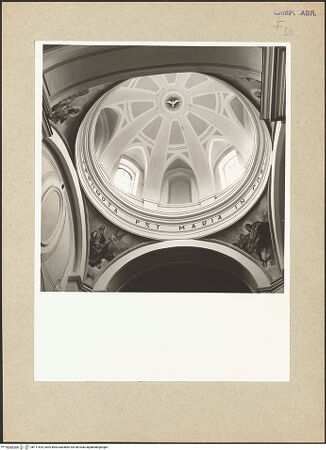 Vorderseite von Urban [https://www.deutsche-digitale-bibliothek.de/content/lizenzen/rv-ez/] Chiesa dell'Assunta - Kuppel (Rekonstruktion 1805), bh111525_recto. Foto: Urban, Thomas.