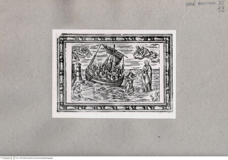 Vorderseite von British Museum [https://www.deutsche-digitale-bibliothek.de/content/lizenzen/rv-ez/] Christus beruhigt den Sturm auf dem See Genezareth - , bh111842. Foto.