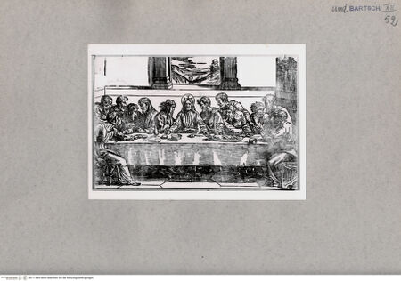 Vorderseite von British Museum [https://www.deutsche-digitale-bibliothek.de/content/lizenzen/rv-ez/] Letztes Abendmahl - , bh111845. Foto.