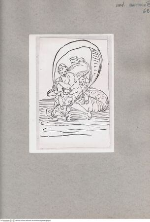 Vorderseite von British Museum [https://www.deutsche-digitale-bibliothek.de/content/lizenzen/rv-ez/] Venus mit zwei Putti auf einem Delphin reitend - , bh112076. Foto.