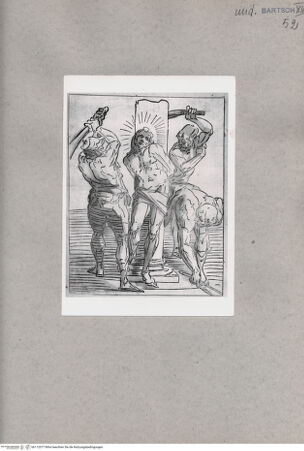 Vorderseite von British Museum [https://www.deutsche-digitale-bibliothek.de/content/lizenzen/rv-ez/] Geißelung Christi - , bh112077. Foto.