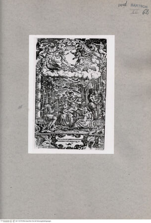 Vorderseite von British Museum [https://www.deutsche-digitale-bibliothek.de/content/lizenzen/rv-ez/] Venus und Amor in einer von Tauben gezogenen Kutsche, darunter Musiker und Liebespaare - , bh112078. Foto.