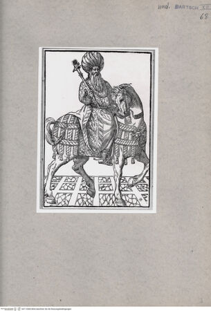 Vorderseite von British Museum [https://www.deutsche-digitale-bibliothek.de/content/lizenzen/rv-ez/] Türkischer Reiter (Sultan Suleyman?) - , bh112084. Foto.