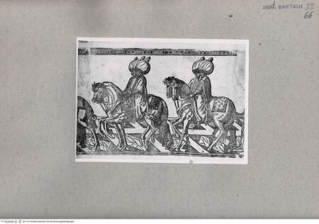 Vorderseite von British Museum [https://www.deutsche-digitale-bibliothek.de/content/lizenzen/rv-ez/] Prozession von Sultan Süleyman dem Prächtigen zur Moschee, Teilstück - , bh112104. Foto.