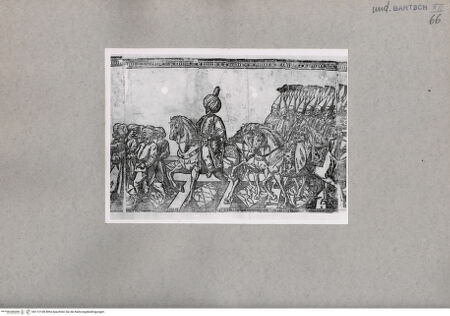 Vorderseite von British Museum [https://www.deutsche-digitale-bibliothek.de/content/lizenzen/rv-ez/] Prozession von Sultan Süleyman dem Prächtigen zur Moschee, Teilstück - , bh112108. Foto.