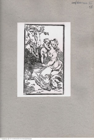 Vorderseite von British Museum [https://www.deutsche-digitale-bibliothek.de/content/lizenzen/rv-ez/] Heilige Familie - , bh112135. Foto.