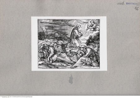 Vorderseite von British Museum [https://www.deutsche-digitale-bibliothek.de/content/lizenzen/rv-ez/] Christus im Garten Gethsemane - , bh112139. Foto.